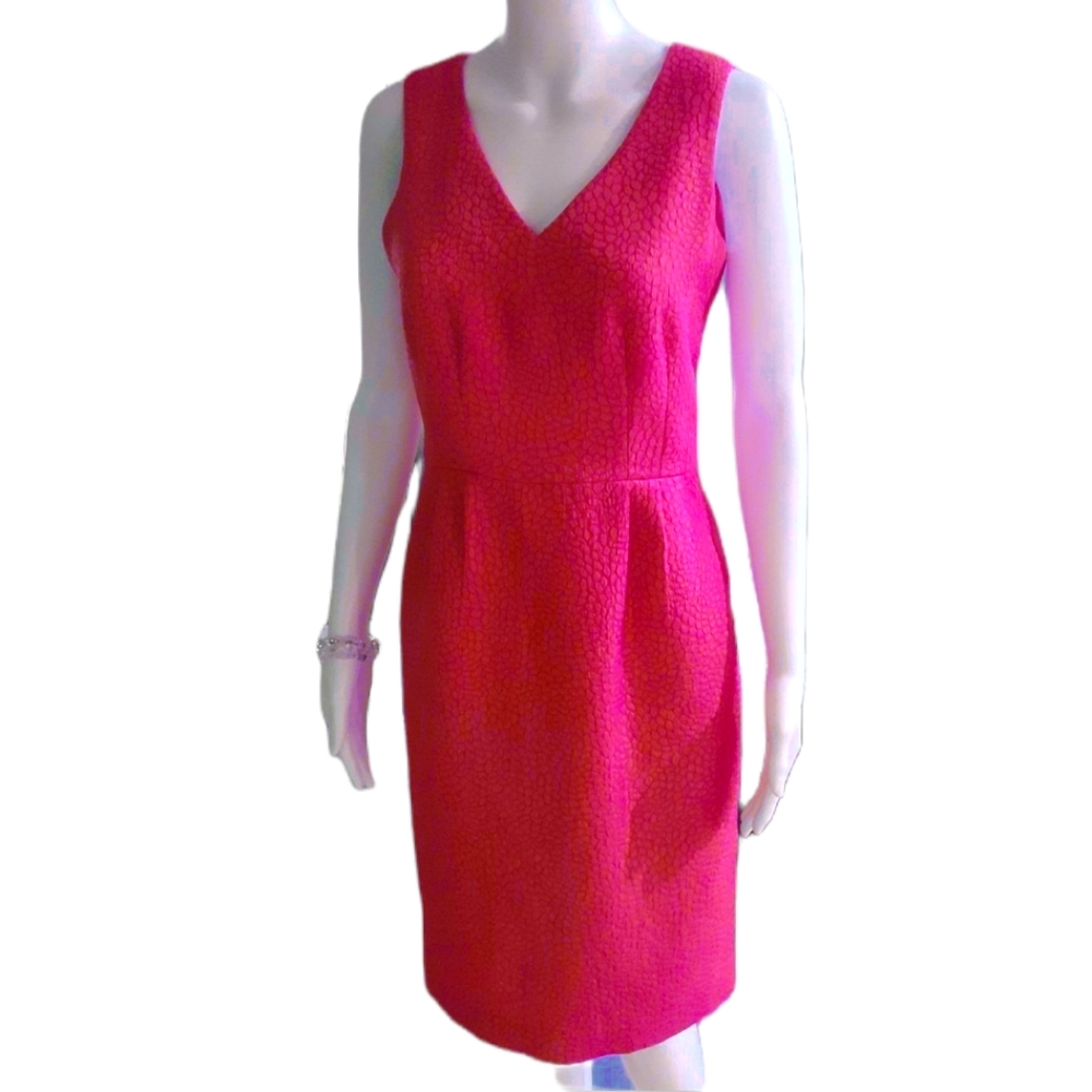 Ann Taylor Factory Red Sleeveless Dress